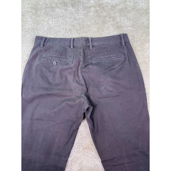 Old Navy Pants Mens 32x32 Brown Ultimate Slim Cotton Blend Chino C489 - Picture 5 of 14